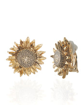 Botanica Mexicana Gold Sunflower Earrings