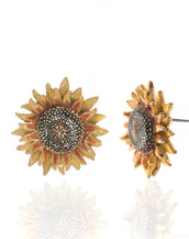 Botanica Mexicana Yellow Sunflower Earrings