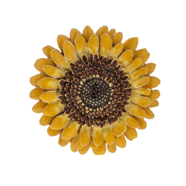 Botanica Mexicana Yellow Sunflower Pin