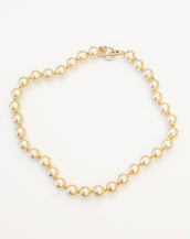 16" 10mm Peach Pearl Necklace