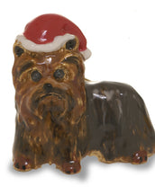 Yorkshire Terrier Christmas Adorable Pooch Pin
