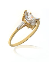 14K Yellow Gold Marquise Ring