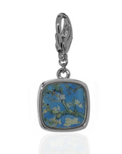 Van Gogh Almond Blossoms Charm (Lobster Claw)