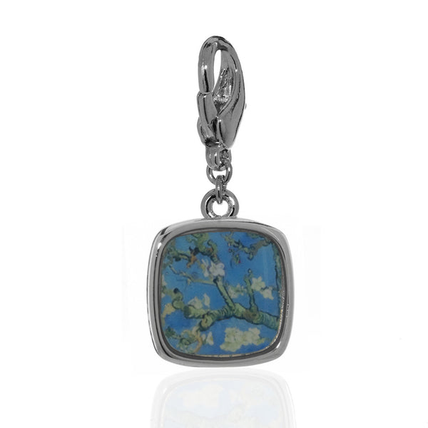 Van Gogh Almond Blossoms Charm (Lobster Claw)