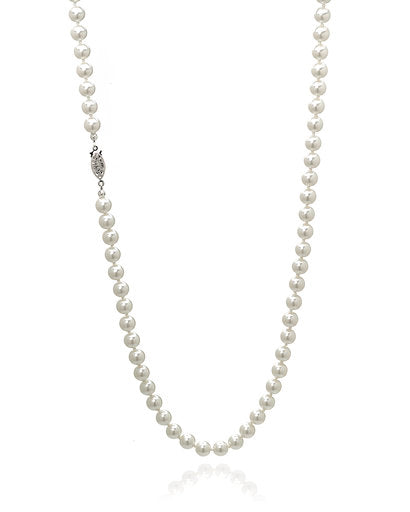 8 MM 18" Kiska Pearl Necklace