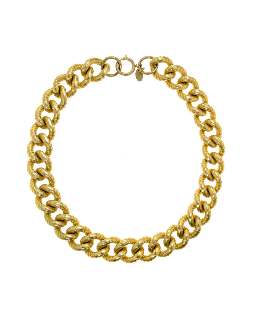 EDITH BOLD CURB CHAIN NECKLACE