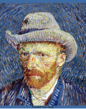 Self Portrait with Felt Hat 36" x 36"