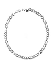 Rhodium Plated Double Cable Chain