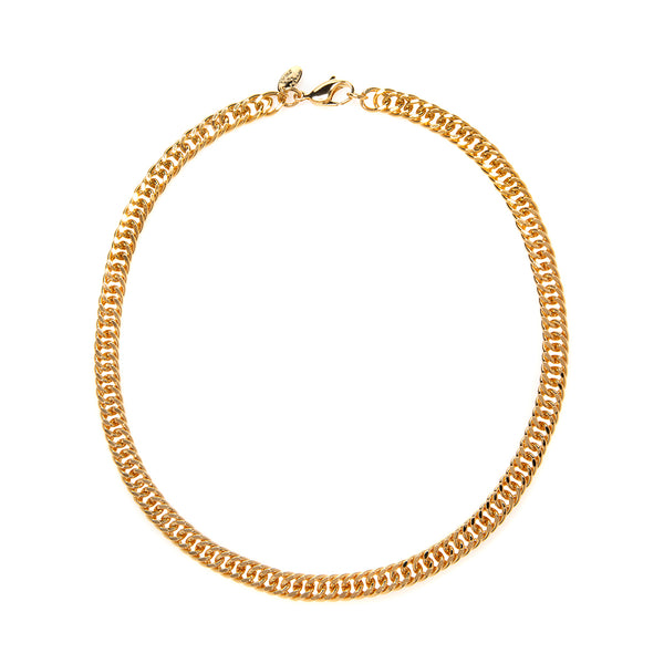 22k Gold Plated Double Curb Chain