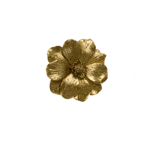 Giverny Gold Tone Flower Enhancer/Pin