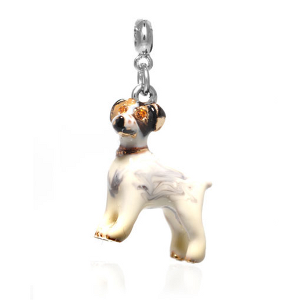 ME ME™ Silver Tone Jack Russell Drop Charm