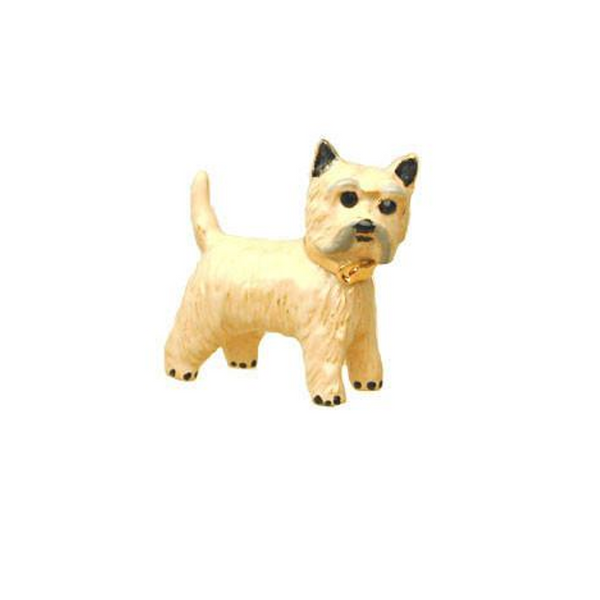 Ivory Cairn Terrier Adorable Pooch ® Pin