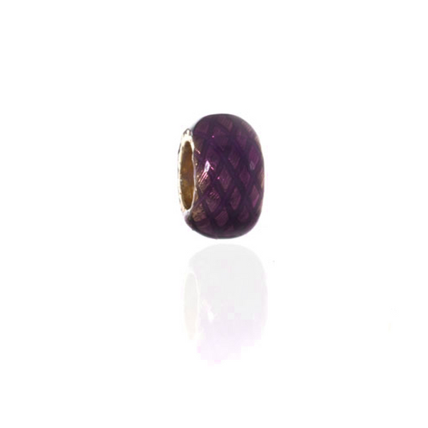 Me Me™ Snakeskin Amethyst Spacer Charm