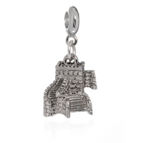 ME ME™ Silver Tone Great Wall Of China Drop Charm