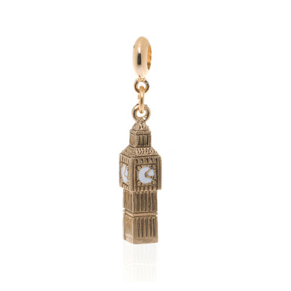 ME ME™ Gold Tone London Big Ben Clock Drop Charm