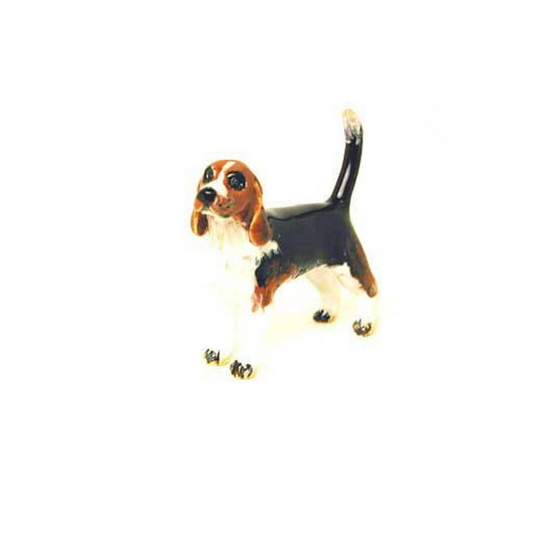 Brown/Black Beagle Adorable Pooch ® Pin