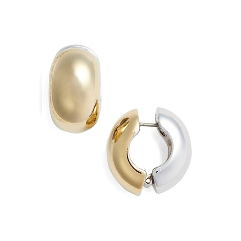Two Tone Polished Gold & Silver Reversible Hugs®