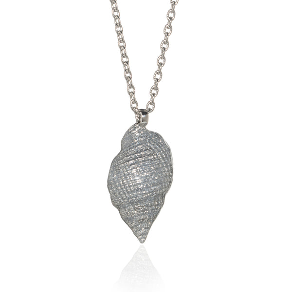Medium Shell Necklace Silver Stardust