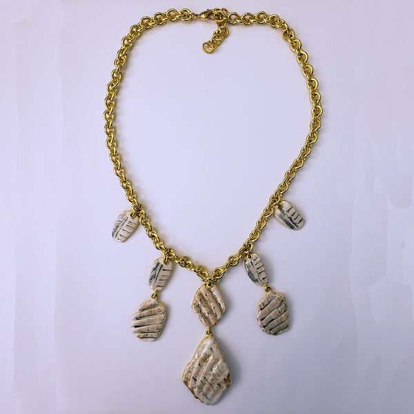 18" Multi Station Shell Necklace