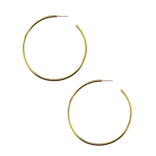 Gold Plated Endless Hoop