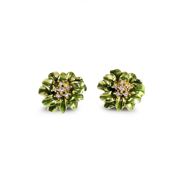 Garden Green Earrings