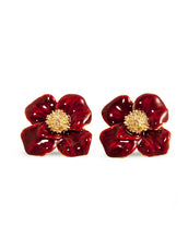 Garden Red Earrings