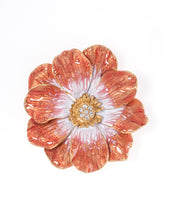 Large Double Rose Brooch With Melon Flower