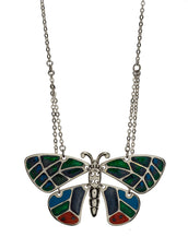 Silvertone Butterfly Pendant with 16" Chain Necklace