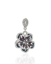 Orchid Evening Purple Mix Charm with Ring