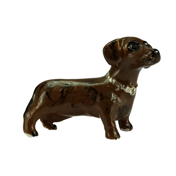 Brown Dachshund Adorable Pooch ® Pin