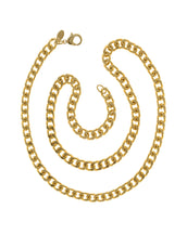 22k Gold Plated Brass Curb Chain