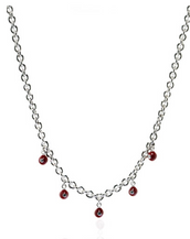 Red Starlight Charm Necklace