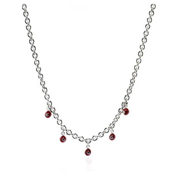 Red Starlight Charm Necklace