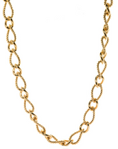 Curved Oval Link Chain Necklace