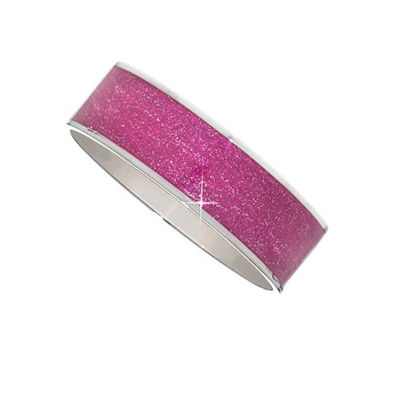 Medium Magenta Stardust Bangle Bracelet