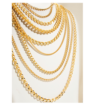Multi Chain Gold Plated Necklace