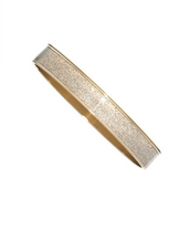 Goldtone Stardust Medium Bangle