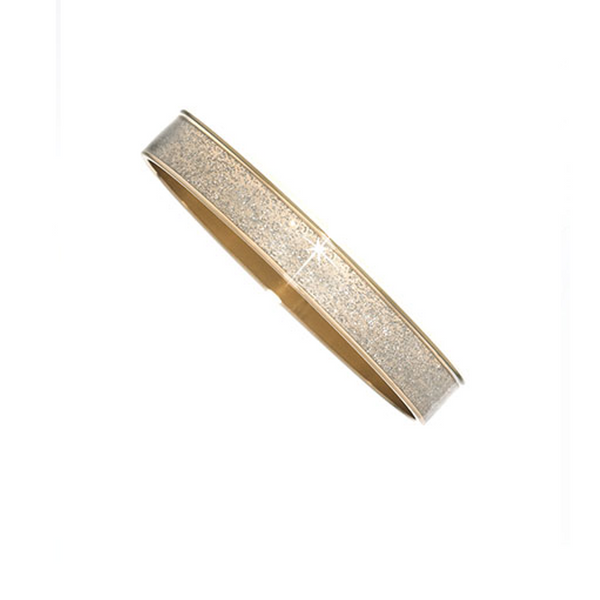 Goldtone Stardust Medium Bangle