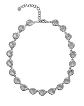 Matte Silver Tone Necklace