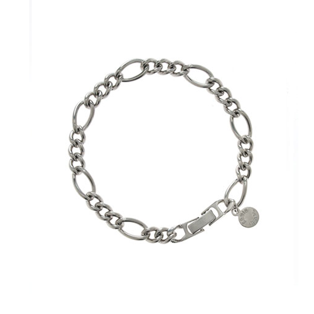 Rhodium Plated Chain Bracelet