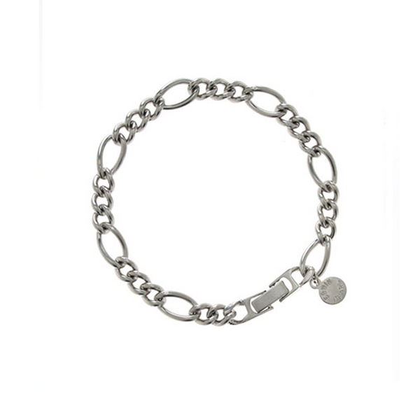 Rhodium Plated Chain Bracelet