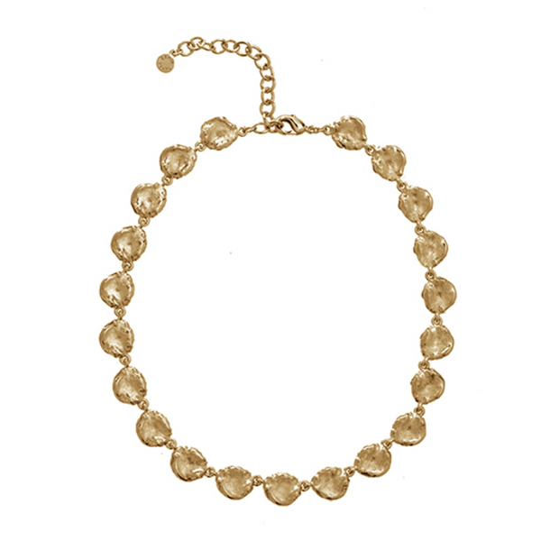 Matte Gold Tone Necklace