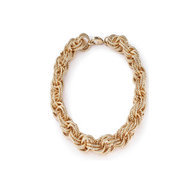 Signature Medium Gold Tone Necklace