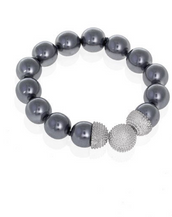 Gray 14mm Caviar Magnetic Attractions™ Bracelet