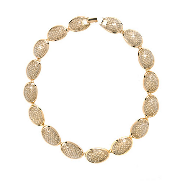 Stardust Gold Sharkskin Necklace