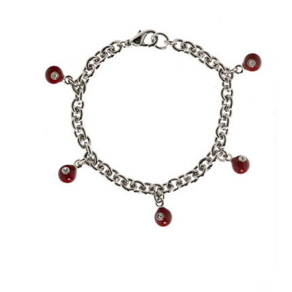 Red Starlight Charm Bracelet