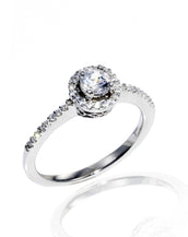 1.45 CT Sterling Silver & Cubic Zirconia Round Cut Ring