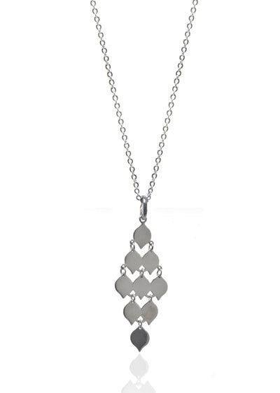 Linked Diamonds Pendant Necklace