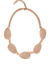 Stardust Rose Multi Disc Collar Necklace