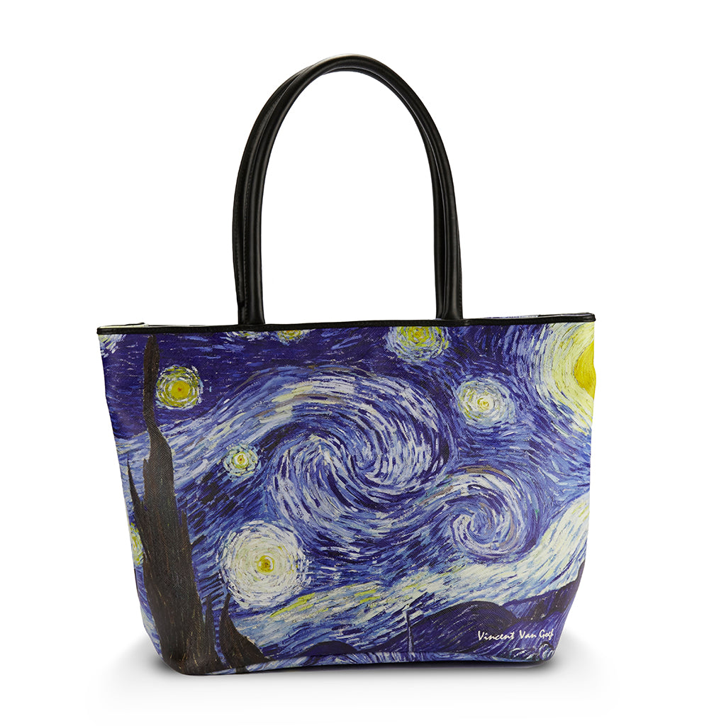 Day-Off 33 leather-trimmed printed PVC tote